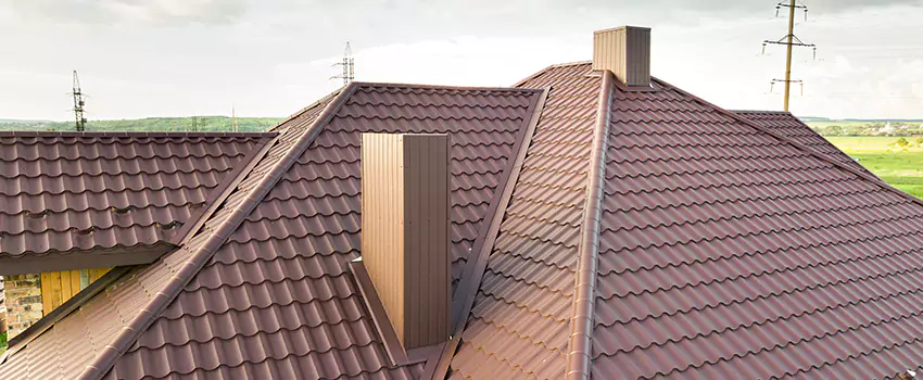 Residential Chimney Flashing Restoration in Druid Hills, GA