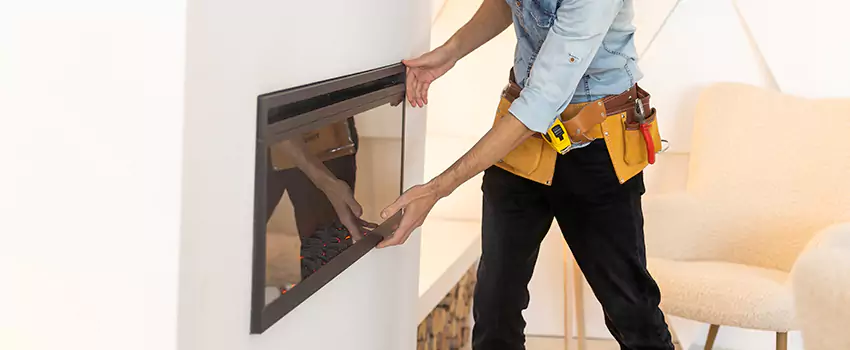 Metal Fireplace Installation in Druid Hills, Georgia