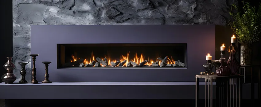 Ember Bed for Ventless Gas Fireplace in Druid Hills, GA