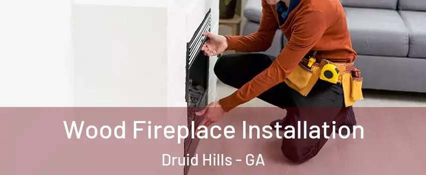  Wood Fireplace Installation Druid Hills - GA
